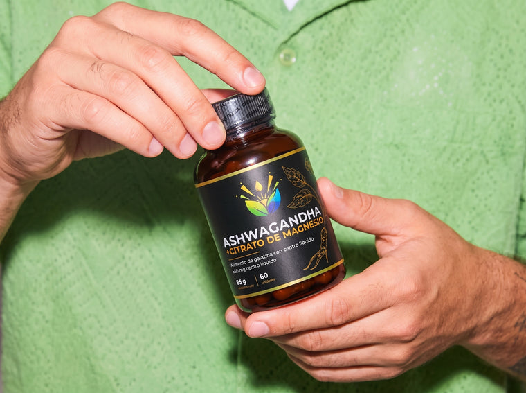 Ashwagandha + Citrato de Magnesio | 60 Cápsulas Softgel