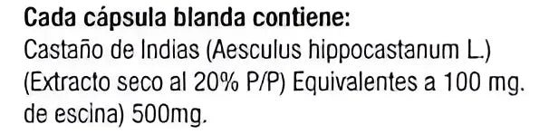 Castaño de Indias 100 cápsulas Natural Systems