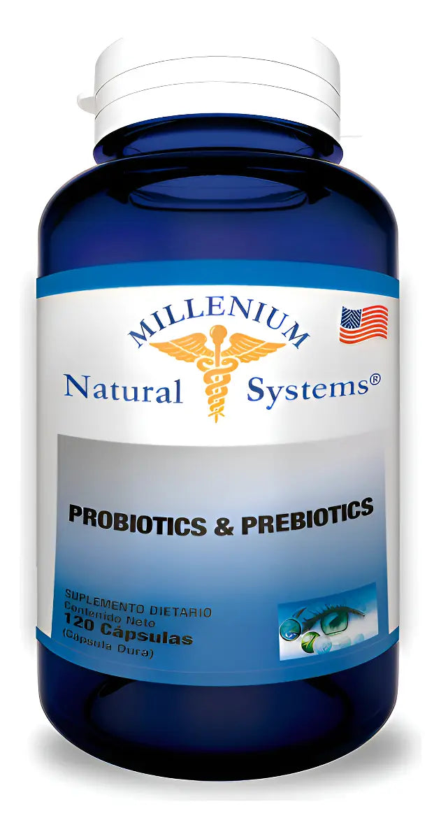 Probióticos y Prebióticos Natural System 120 Cápsulas