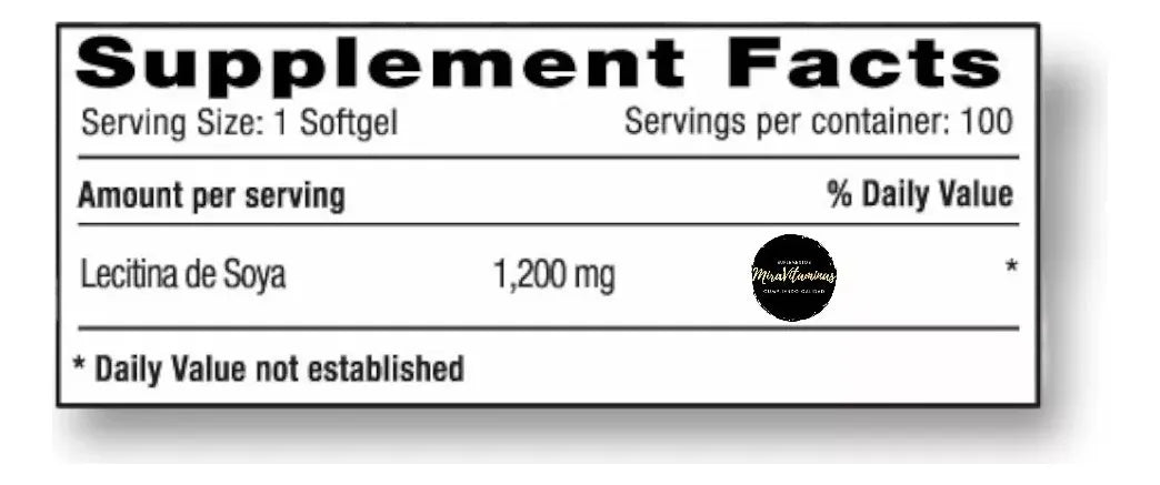 Lecitina de Soya 1200 mg