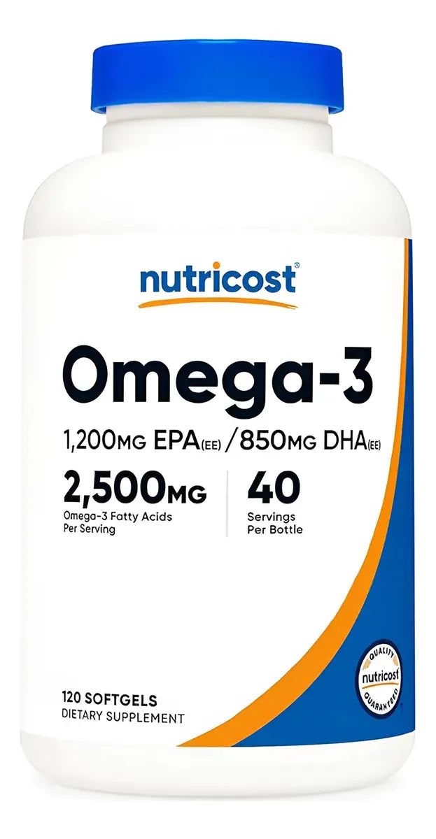 Omega‑3 2500 mg Nutricost (120 softgels),