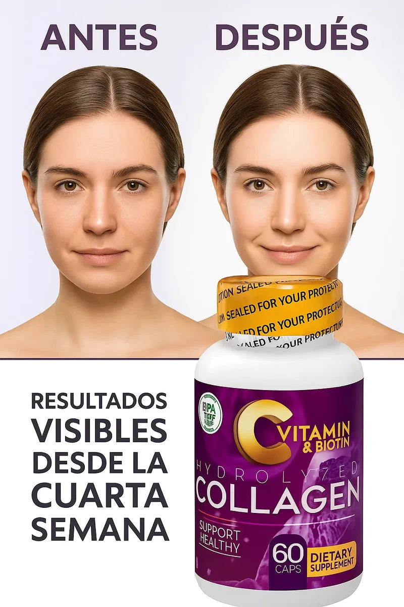 Colágeno Hidrolizado + Biotina + Vitamina C