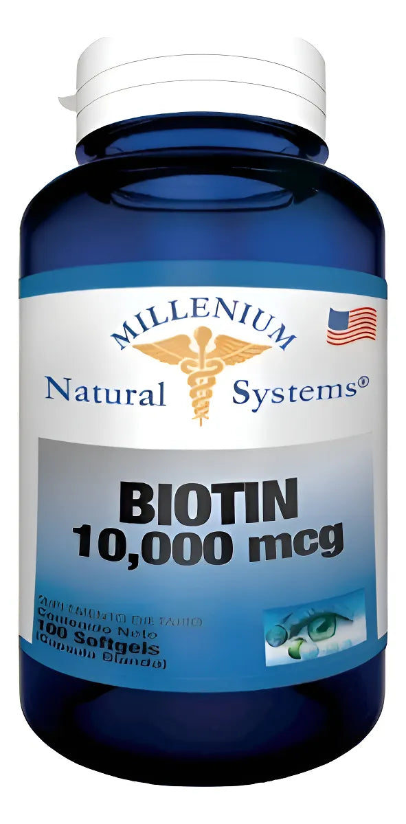 Biotina 10 000 mcg (100 softgels)