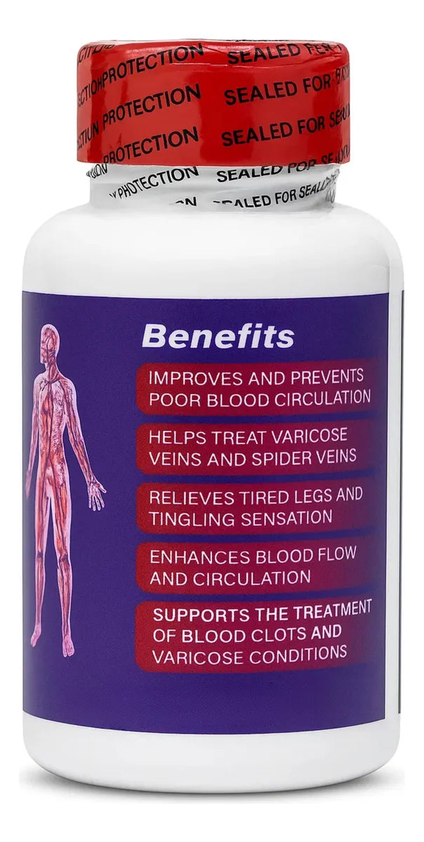 Clean Veins 60 (Cúrcuma + Centella + Castaño de indias Premium)