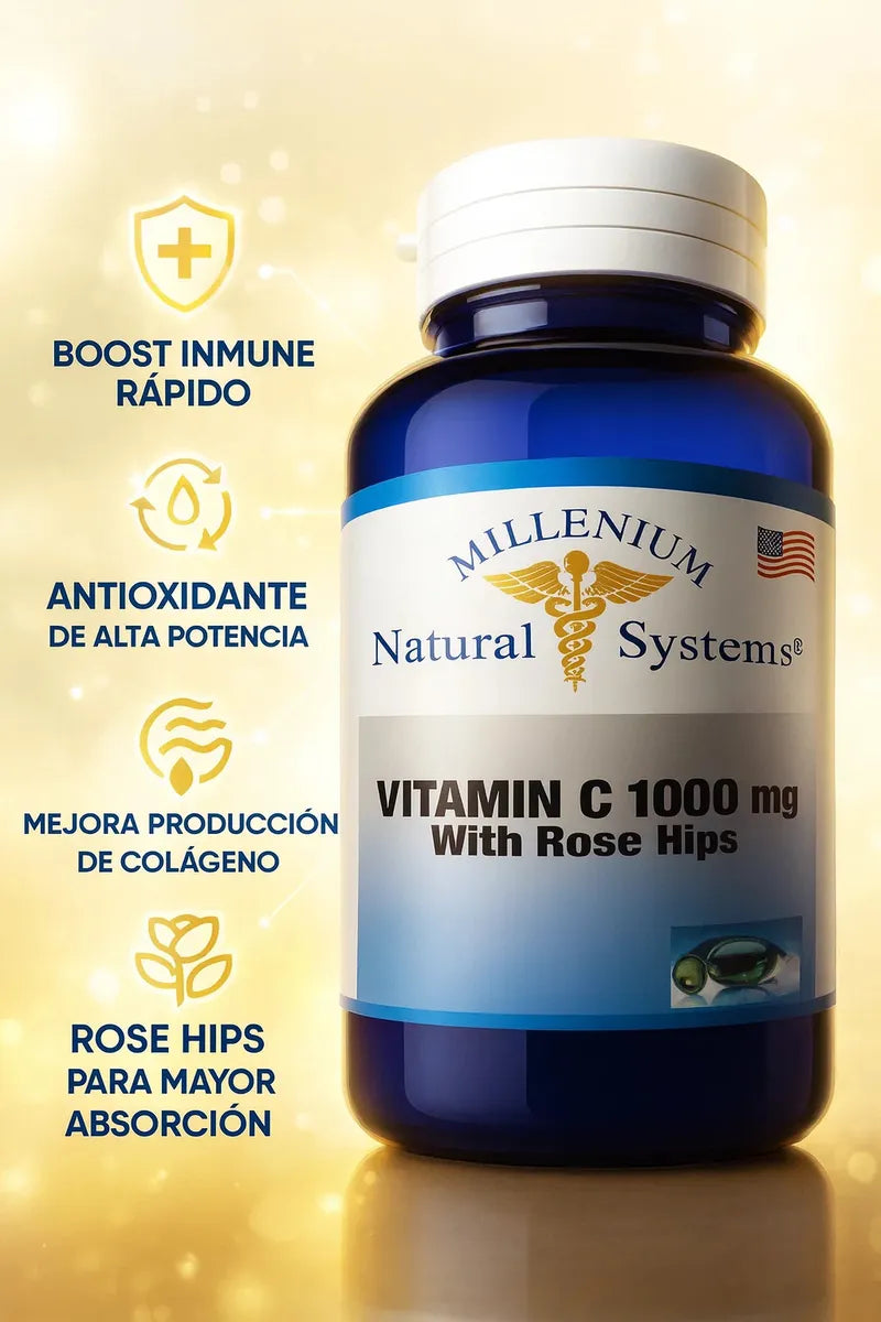 Vitamina C 1000 mg (100 cápsulas)