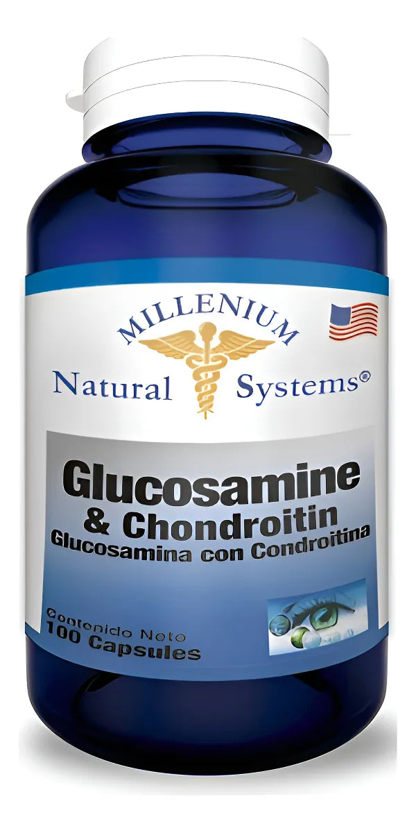 Glucosamina + Condroitina 100 cápsulas | Suplemento para Articulaciones