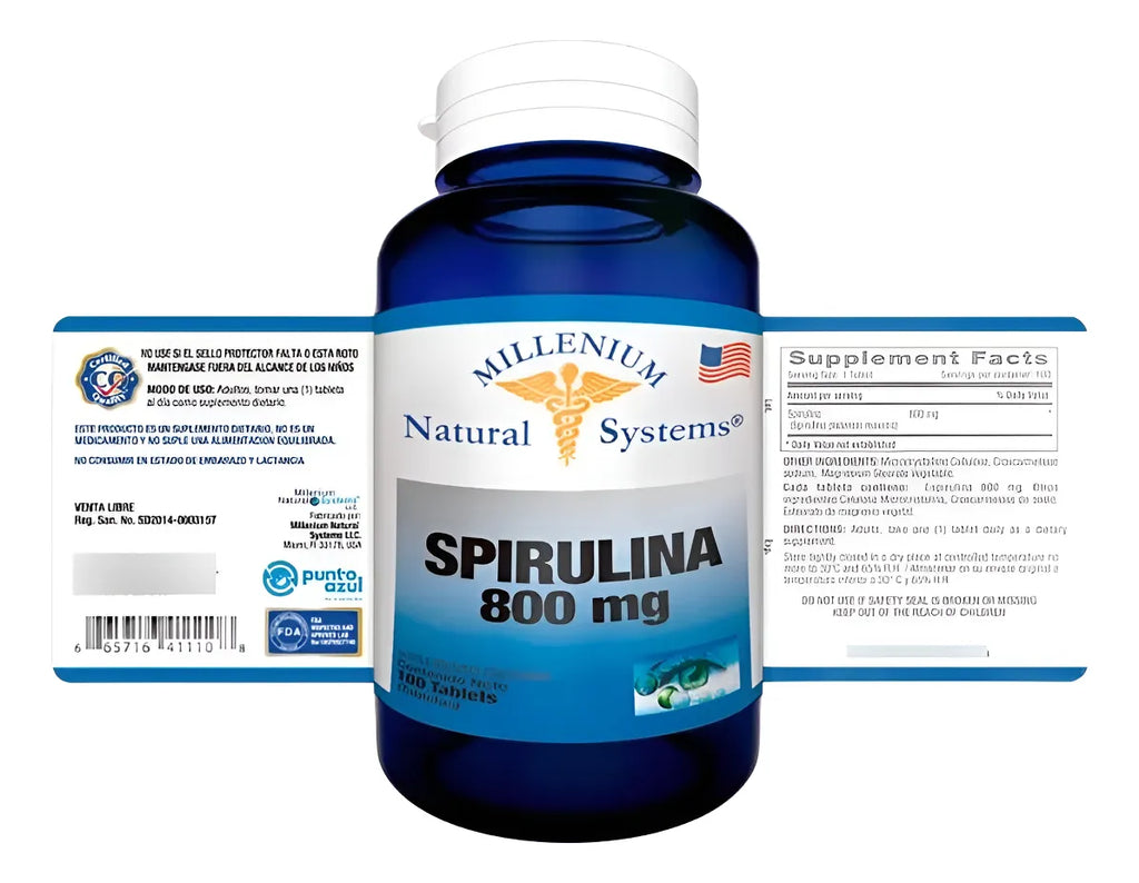 Spirulina Natural Systems 800 mg