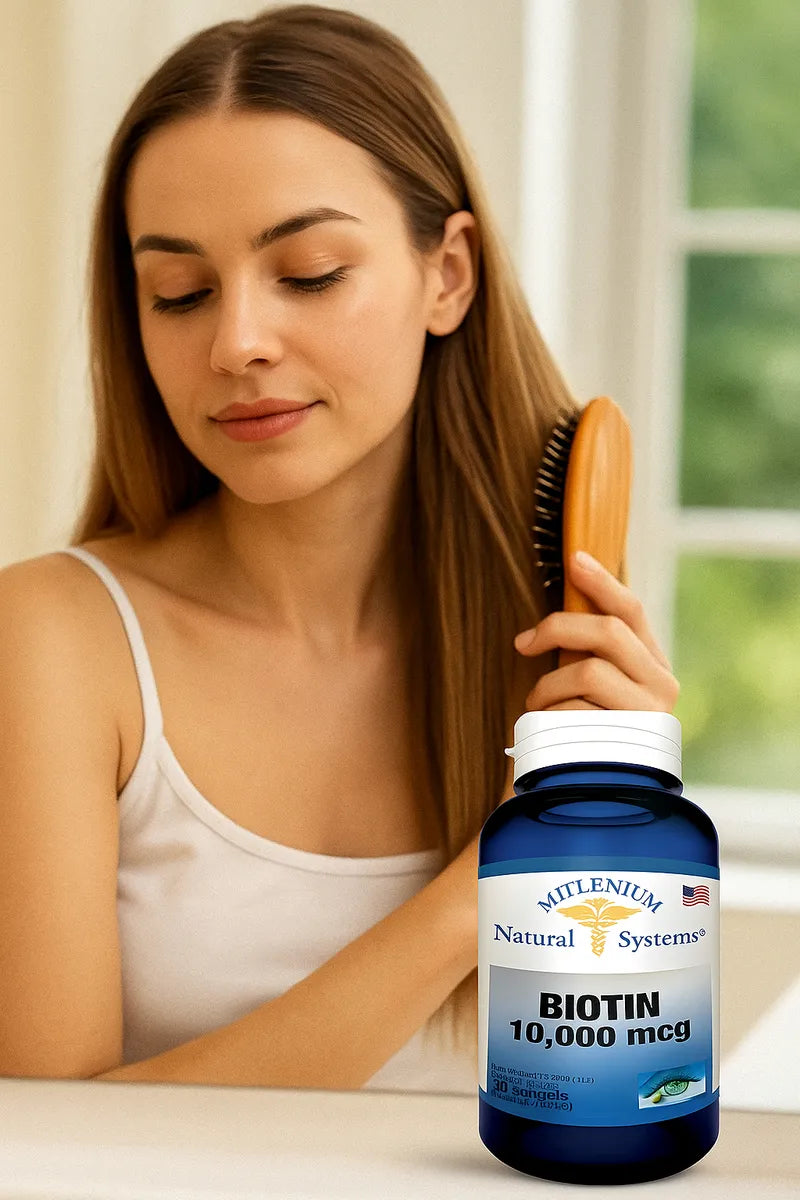 Biotina 10 000 mcg (100 softgels)