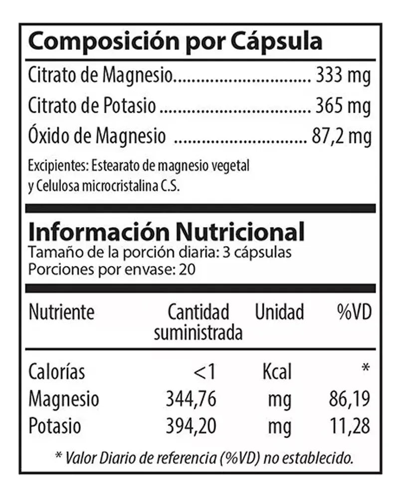 MyoEssens Nutrabiotics x 60 cápsulas