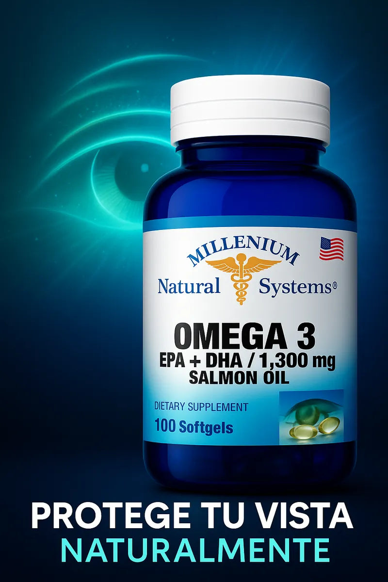Omega‑3 EPA + DHA 1300 mg (aceite de salmón)