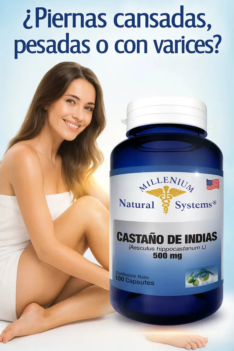 Castaño de Indias 100 cápsulas Natural Systems