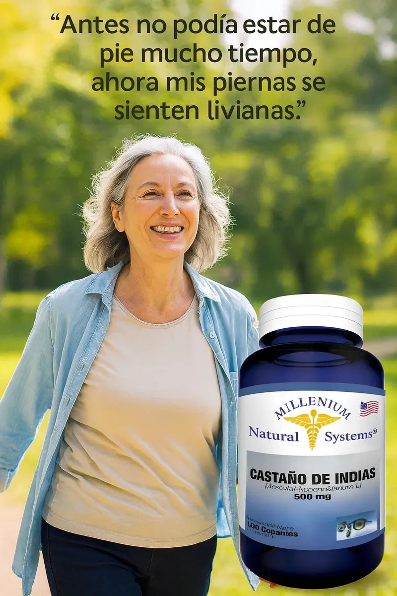 Castaño de Indias 100 cápsulas Natural Systems