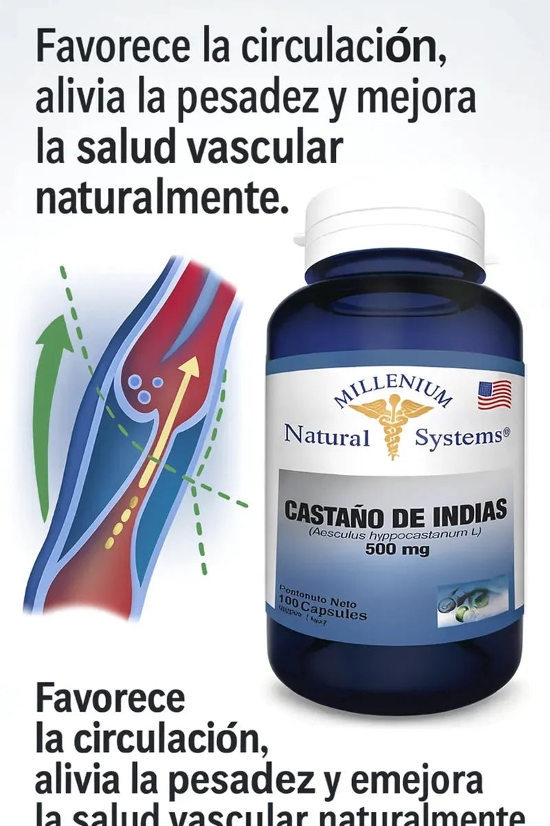 Castaño de Indias 100 cápsulas Natural Systems
