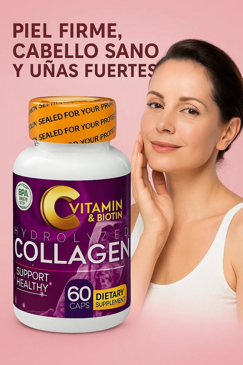 Colágeno Hidrolizado + Biotina + Vitamina C