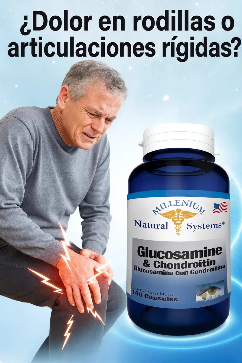 Glucosamina + Condroitina 100 cápsulas | Suplemento para Articulaciones