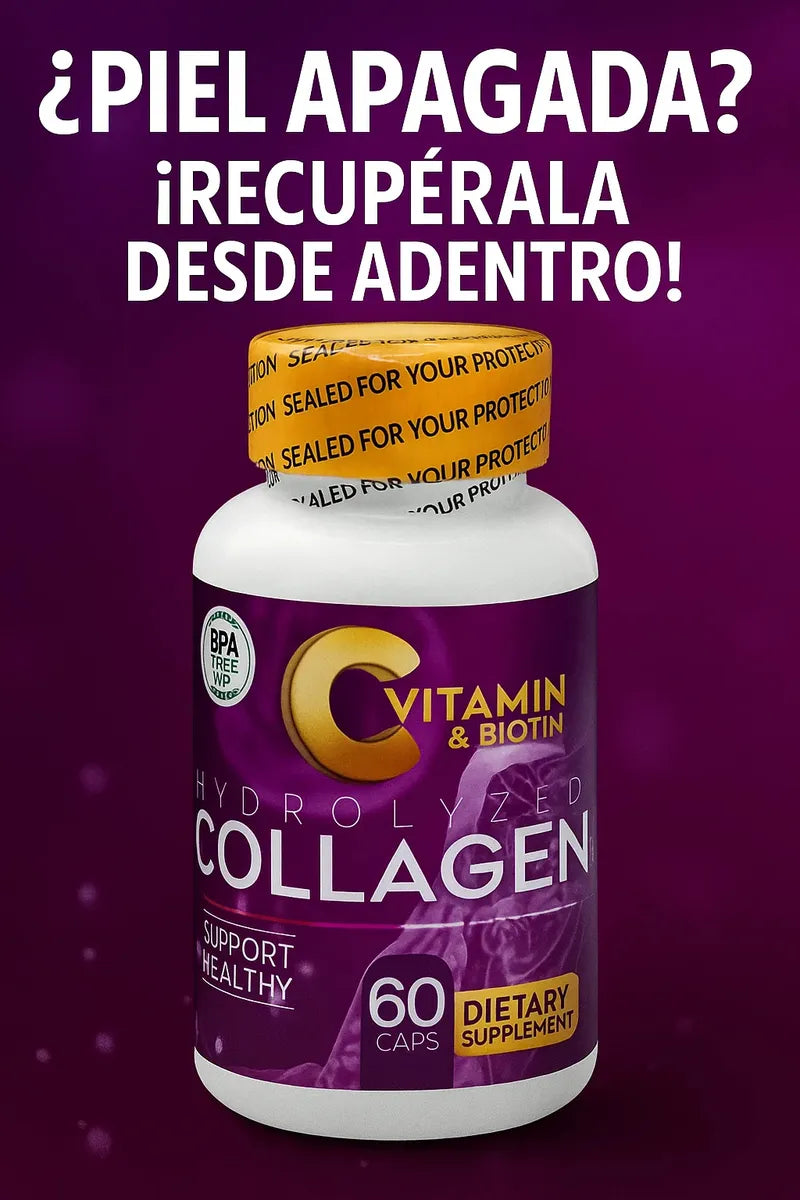 Colágeno Hidrolizado + Biotina + Vitamina C