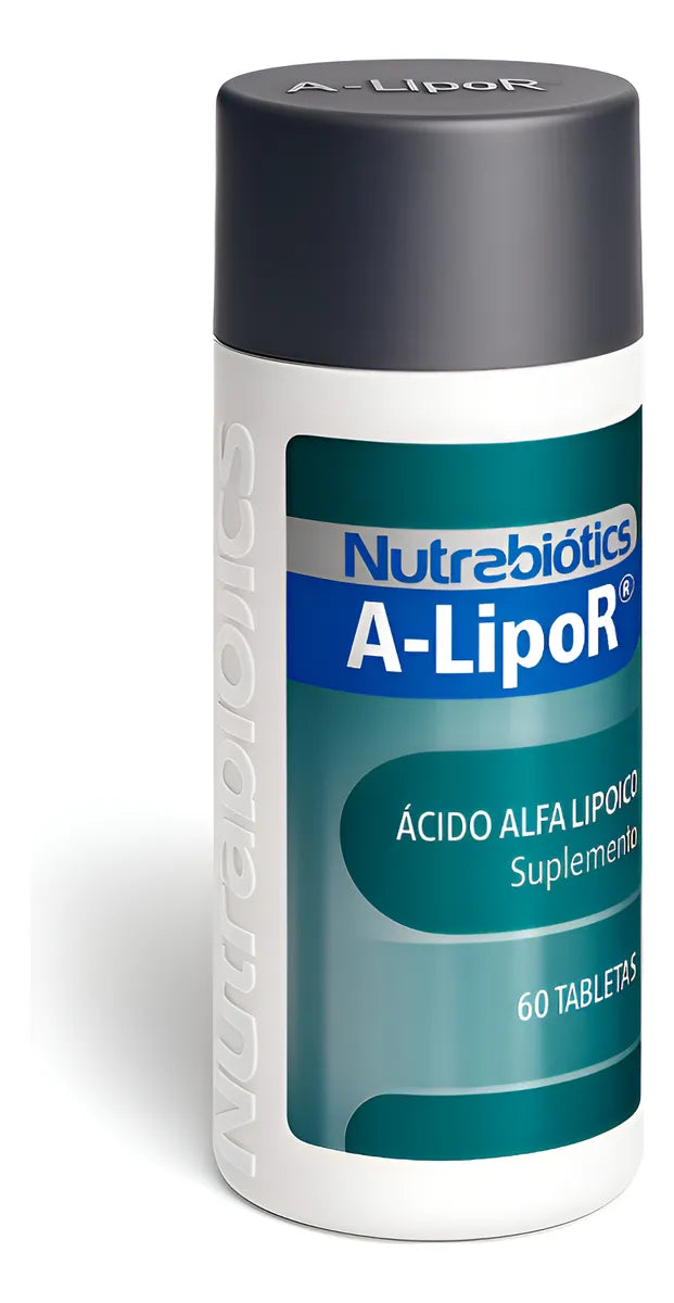 A‑lipor Ácido Alfa Lipoico 600 mg Nutrabiotics (60 cápsulas)