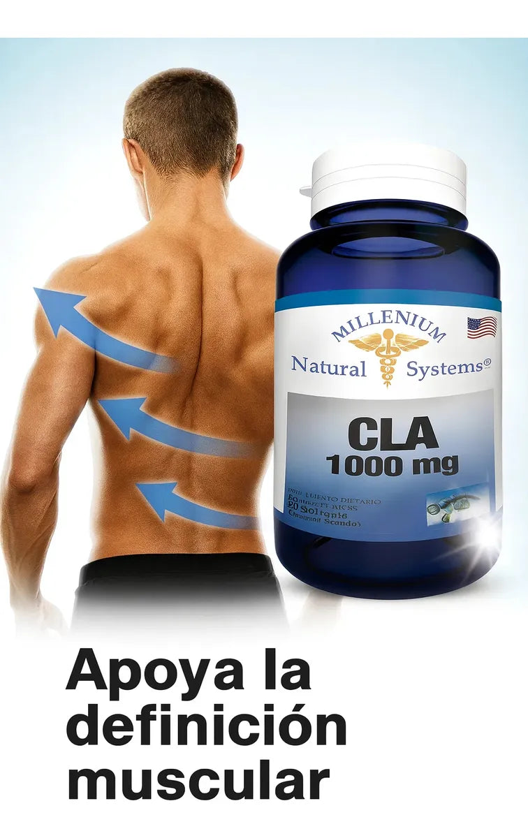 CLA 1000 mg – Ácido Linoleico Conjugado | Suplemento de Apoyo Metabólico