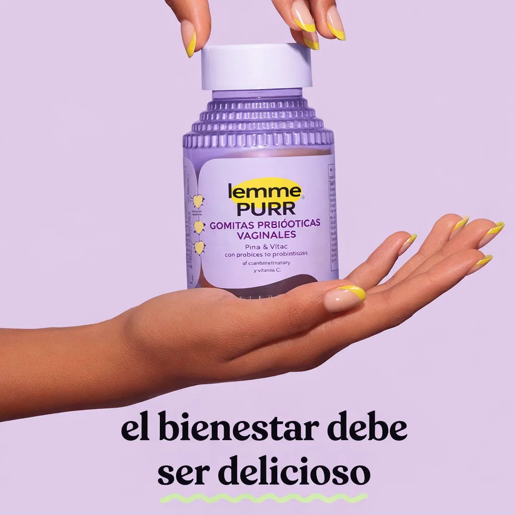 Suplemento Probióticos Salud Vaginal Lemme Purr x60 gomitas